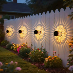 Seven-Color Changing Solar Wall Lamp