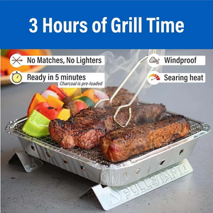 FireGo™ Pull-Start BBQ Grill