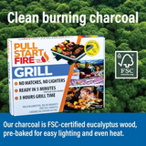 FireGo™ Pull-Start BBQ Grill