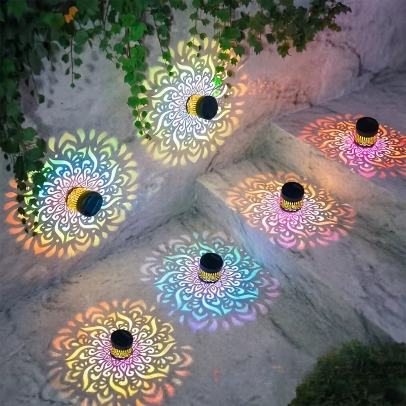 Seven-Color Changing Solar Wall Lamp