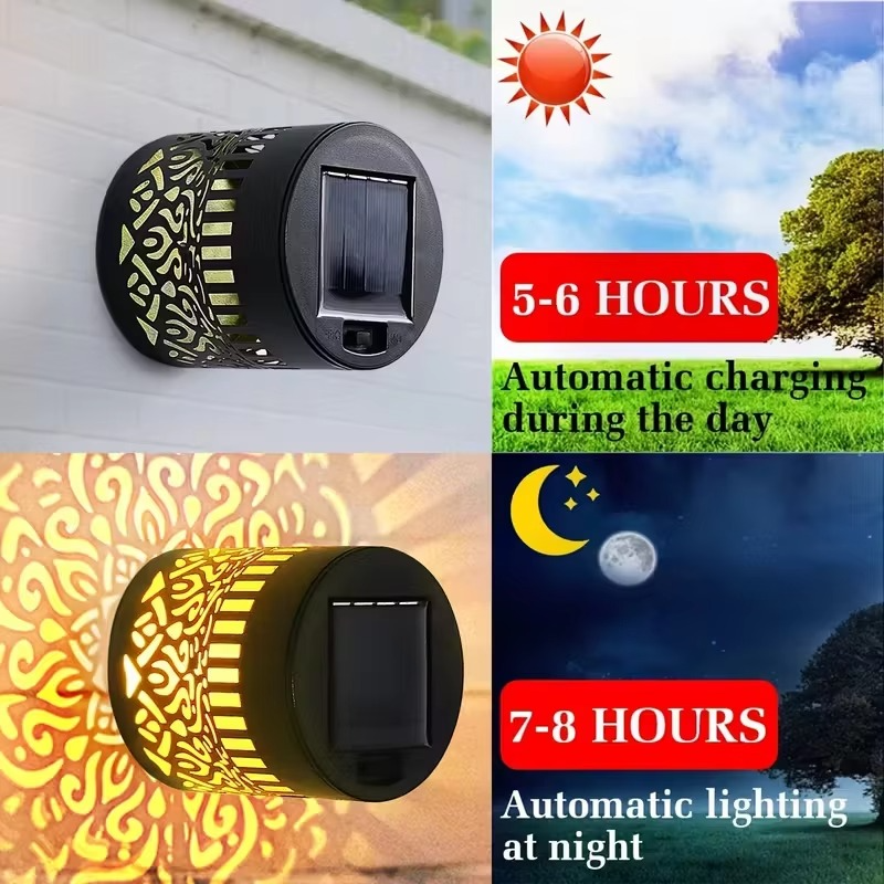 Seven-Color Changing Solar Wall Lamp