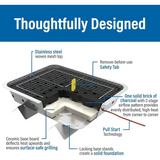 FireGo™ Pull-Start BBQ Grill
