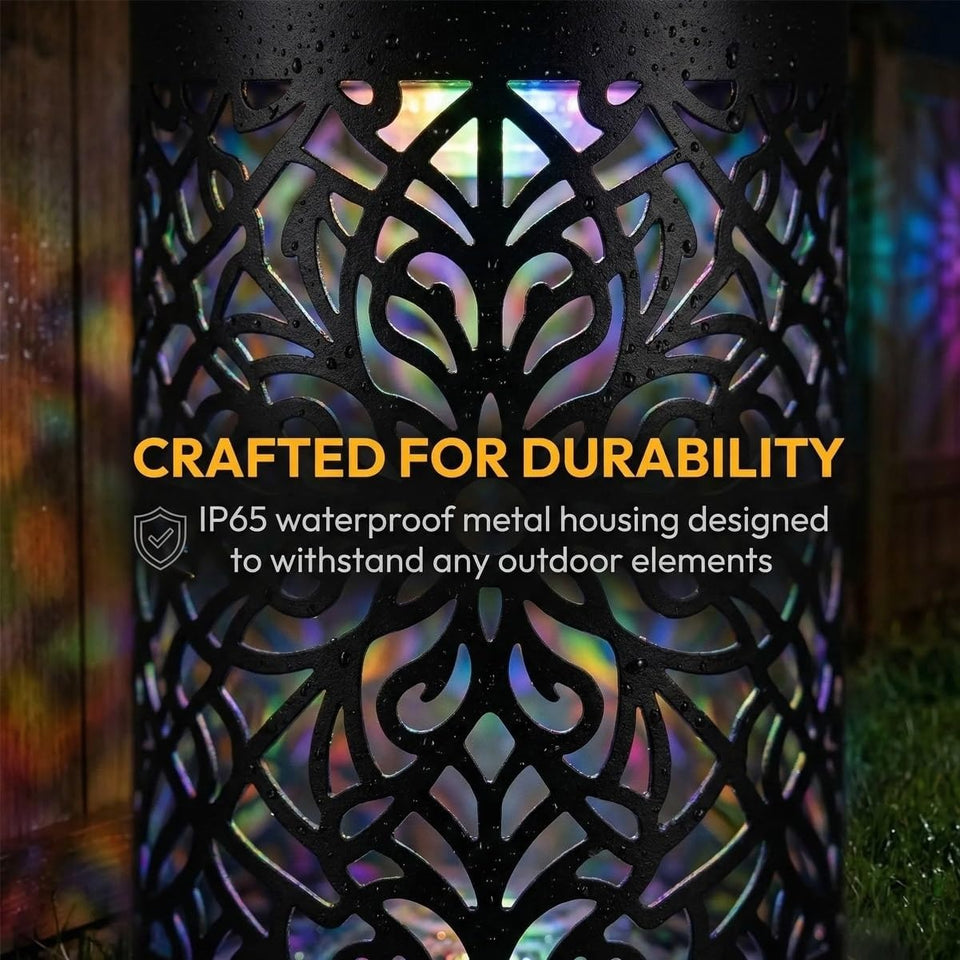 Seven-Color Changing Solar Wall Lamp