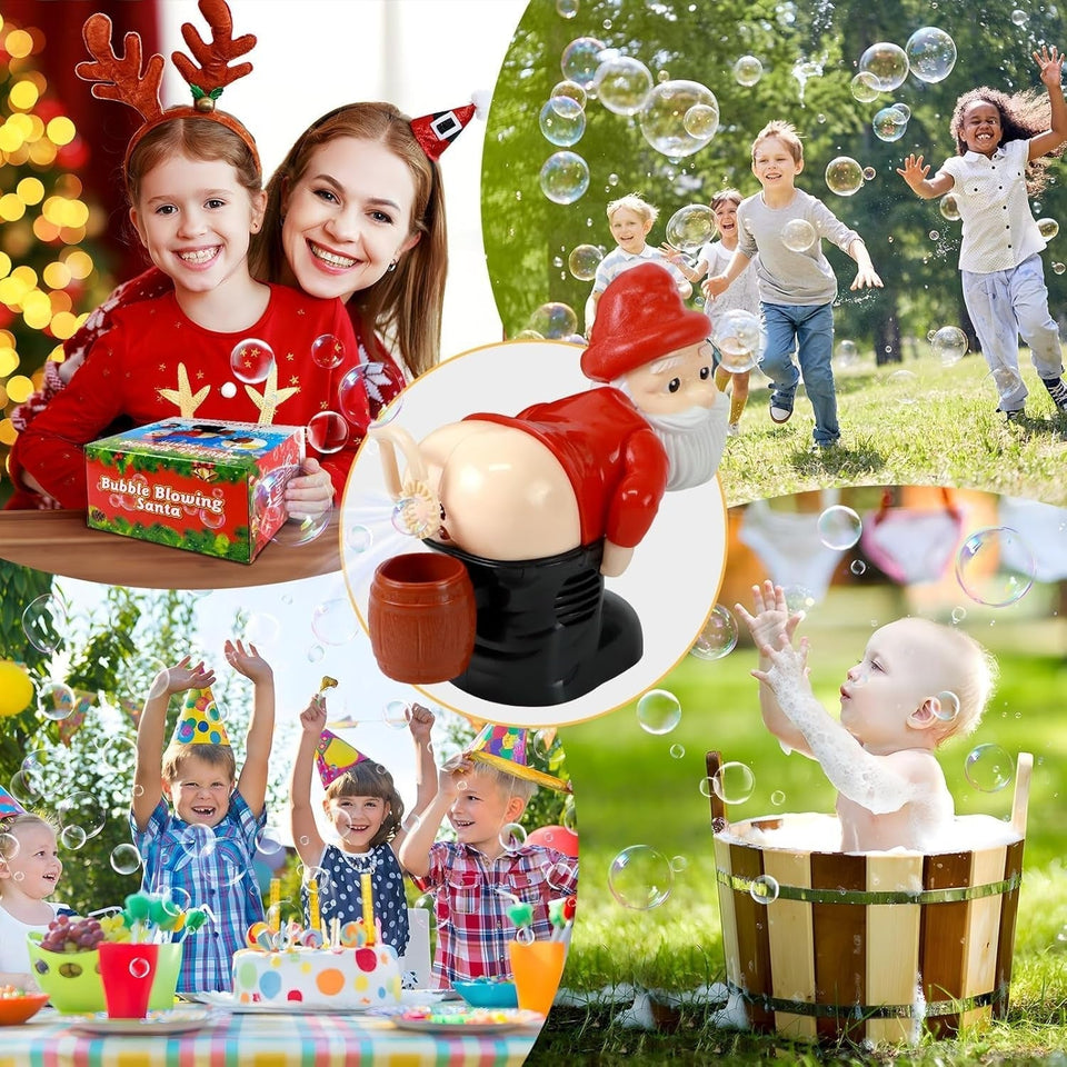 Funny Bubble Toy Santa Claus Christmas